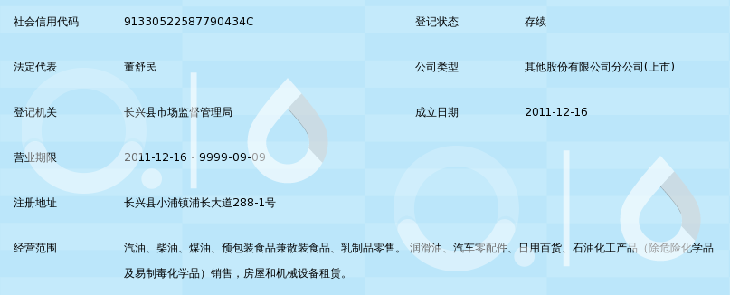 中国石油天然气股份浙江长兴浦长加油站 拓展日用化学产品销售，打造便民服务新生态
